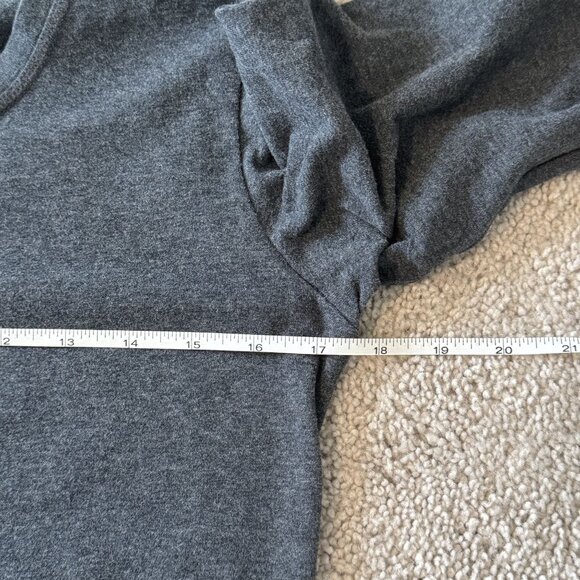 Athleta Long Sleeve Gray Pockets Dress Medium Tall - Picture 8 of 9